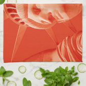 Linge De Cuisine Statue rouge de la Liberté (Plié)