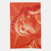 Linge De Cuisine Statue rouge de la Liberté (Vertical)