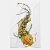 Linge De Cuisine Steampunk Koi (Vertical)