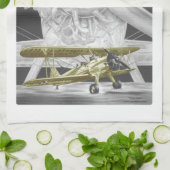 Linge De Cuisine Stearman Biplane (Plié)