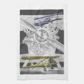 Linge De Cuisine Stearman Biplane (Vertical)