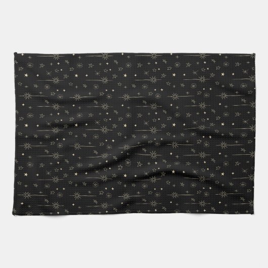 Linge De Cuisine Stellar Night Star Celestial (Horizontal)