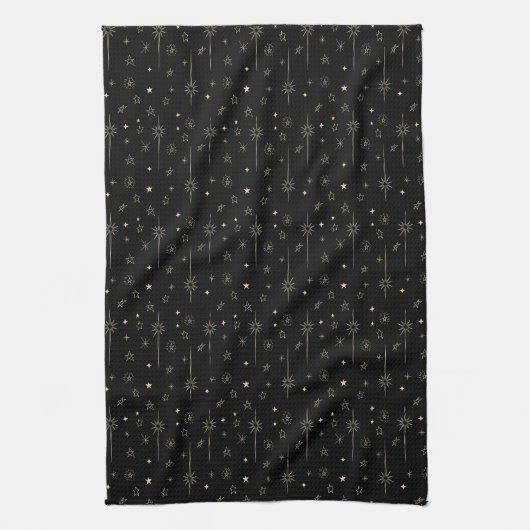 Linge De Cuisine Stellar Night Star Celestial (Vertical)