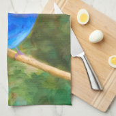 Linge De Cuisine Steller's Jay Painting - Art original pour oiseaux (Quart Plié)