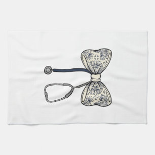 Linge De Cuisine Stéthoscope à ruban d'infirmière vintage Design de