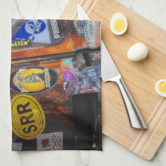 Linge De Cuisine Stickers (Quart Plié)