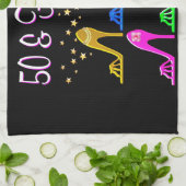 LINGE DE CUISINE STILETTO REINE DE 50 ANS (Plié)