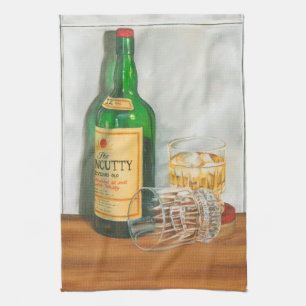 Linge De Cuisine Still Life with Scotch par Jennifer Goldberger