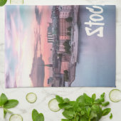 Linge De Cuisine Stockholm Capital of Sweden Night Skyline (Plié)