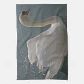 Linge De Cuisine Stolzer de Geschirrtuch Schwan mit Lichtsternchen (Vertical)
