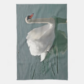 Linge De Cuisine Stolzer Geschirrtuch weisser Schwan (Vertical)