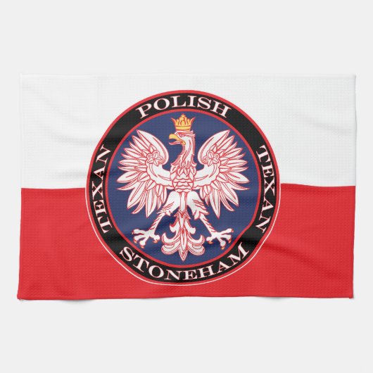 Linge De Cuisine Stoneham Round polonais Texan (Horizontal)