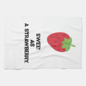 Linge De Cuisine Strawberry Kitchen Towel | Cute Fruit-Themed (Horizontal)