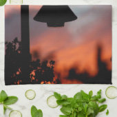 Linge De Cuisine Streetlight Silhouette Sunset Twill Cotton Cuisine (Plié)