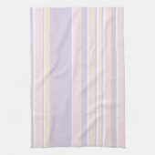 Linge De Cuisine Stripes complexes - rose pastel, jaune et violet (Vertical)