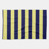 Linge De Cuisine Stripes in Navy Blue and Yellow (Horizontal)