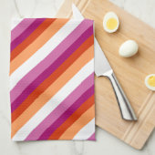 Linge De Cuisine Stripes lesbiennes | Lesbian Pride (Quart Plié)