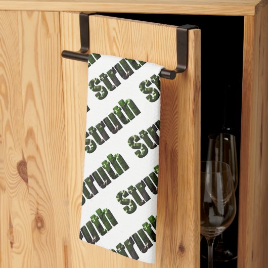 Linge De Cuisine Struth ! Aussie Slang Word (Pliage en tiers)