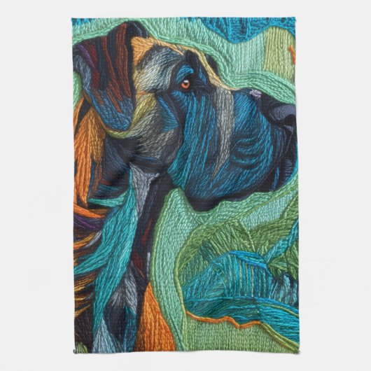 Linge De Cuisine Stunning artistic Great Dane  (Vertical)