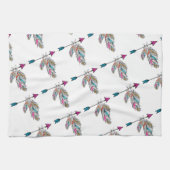 Linge De Cuisine style boho, plumes ornementales suspendues (Horizontal)