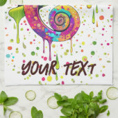 Linge De Cuisine Style d'aquarelle des teintures Chameleon (Plié)