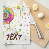 Linge De Cuisine Style d'aquarelle des teintures Chameleon (Quart Plié)