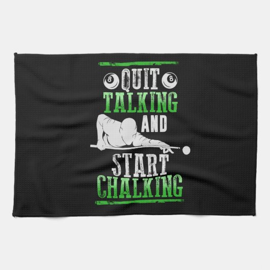 Linge De Cuisine Style de Billard (Horizontal)