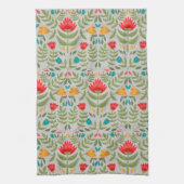 Linge De Cuisine Style de tableau floral élégant (Vertical)