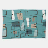Linge De Cuisine Style Eames Turquoise (Horizontal)