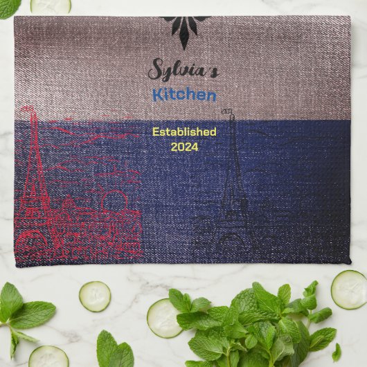 Linge De Cuisine Style français (Plié)