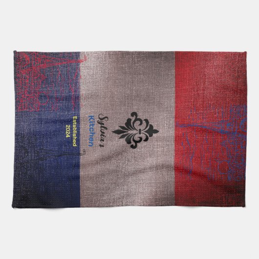 Linge De Cuisine Style français (Horizontal)