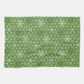 Linge De Cuisine Style japonais personnalisé Design Snowflake (Horizontal)