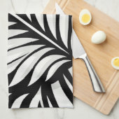 Linge De Cuisine Style Leaf Zebra Stripes (Quart Plié)