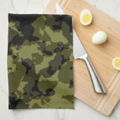 Linge De Cuisine Style militaire camouflage (Quart Plié)