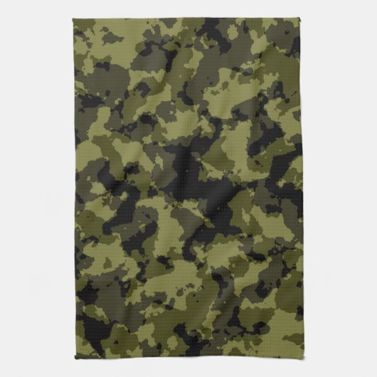Linge De Cuisine Style militaire camouflage (Vertical)