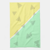 Linge De Cuisine Style Pyramide Triangle Géométrie Pastel (Vertical)