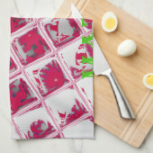 Linge De Cuisine Style Red Hakuna Matata (Quart Plié)