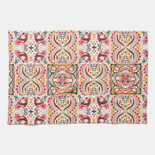 Linge De Cuisine Style russe boho chic motif