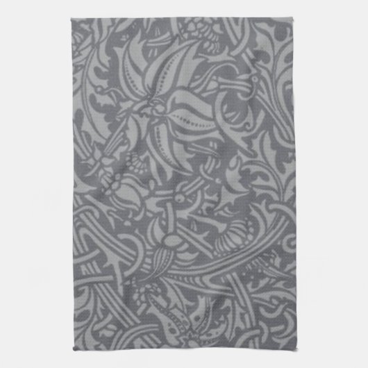 Linge De Cuisine Style Scottish Thistle Knot William Morris (Vertical)