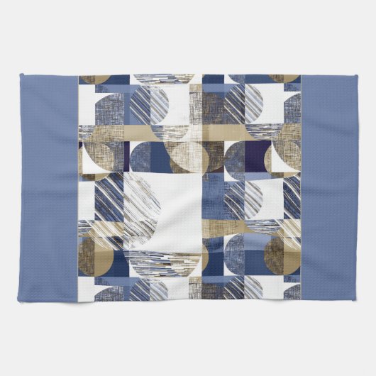 Linge De Cuisine Stylé texturé géométrique (Horizontal)