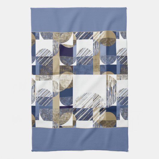 Linge De Cuisine Stylé texturé géométrique (Vertical)