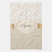 Linge De Cuisine Style Vintage Damask (Vertical)