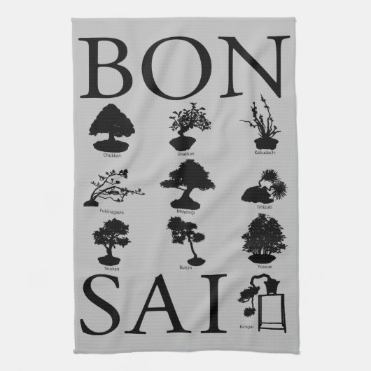 Linge De Cuisine Styles de base de l'arbre Bonsai (Vertical)