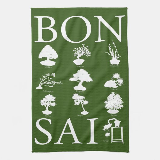 Linge De Cuisine Styles de base de l'arbre Bonsai (Vertical)