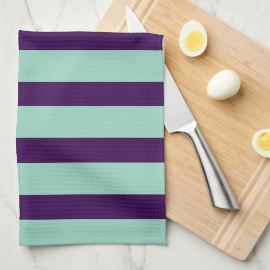 Linge De Cuisine Stylish Kitchen Towel with Modern Stripe Pattern (Quart Plié)