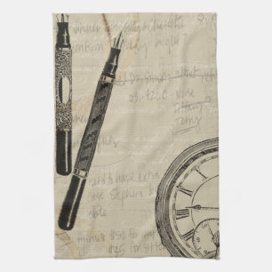 Linge De Cuisine Stylos-plumes et Watchface avec des notes