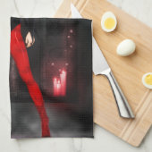 Linge De Cuisine Succube Rouge (Quart Plié)
