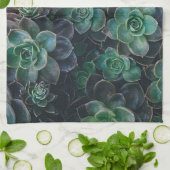 Linge De Cuisine Succulent jardin plat plante (Plié)
