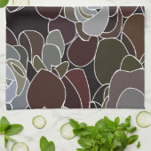 Linge De Cuisine Succulents colorés Floral (Plié)