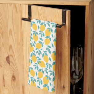 Linge De Cuisine Sucré Branches de citron Motif